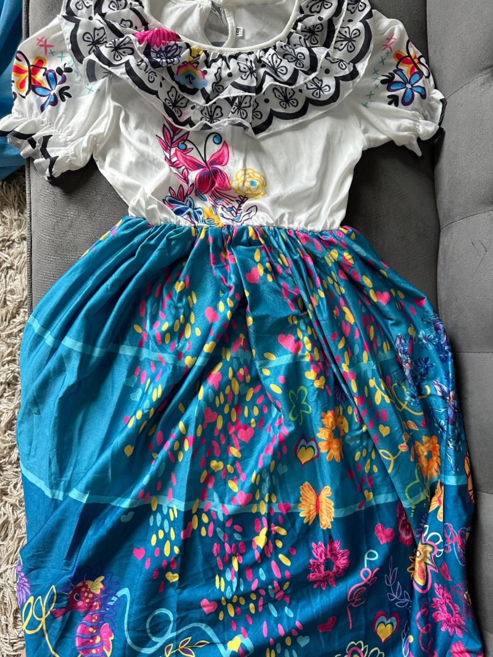 Disney Encanto Mirabel Madrigal Halloween costume dress for girls - Picture 5 of 6